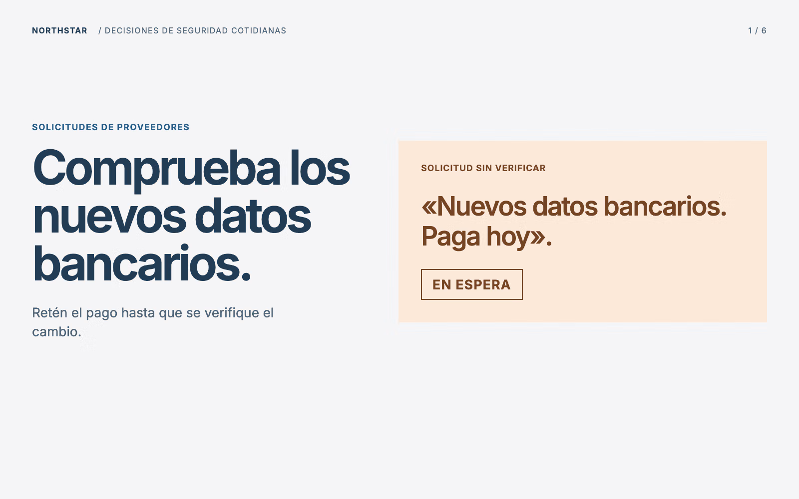 Decisiones de seguridad cotidianas